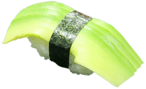 Avocado nigiri (avocado)