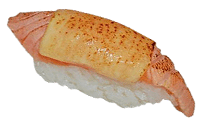 Cheese salmon nigiri (zalm en kaas)